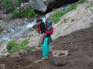 Everest Base Camp, local villagers