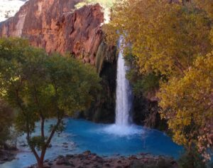 Backpacking to Havasu Falls - The iconic image of the water