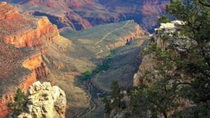 Grand Canyon, as seen above Indian Garden