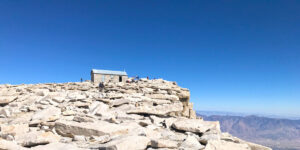 Mt. Whitney hike, summit hut