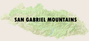 Map of San Gabriel Mountains Range