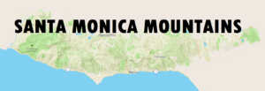 Map of Santa Monica Mountains Range