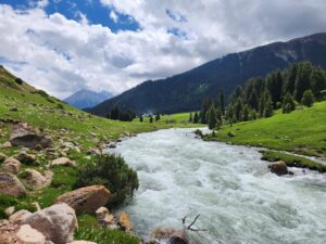 Devich'i Kosy Waterfall