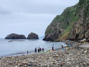 Kayaking by Santa Cruz Island Channel Islands