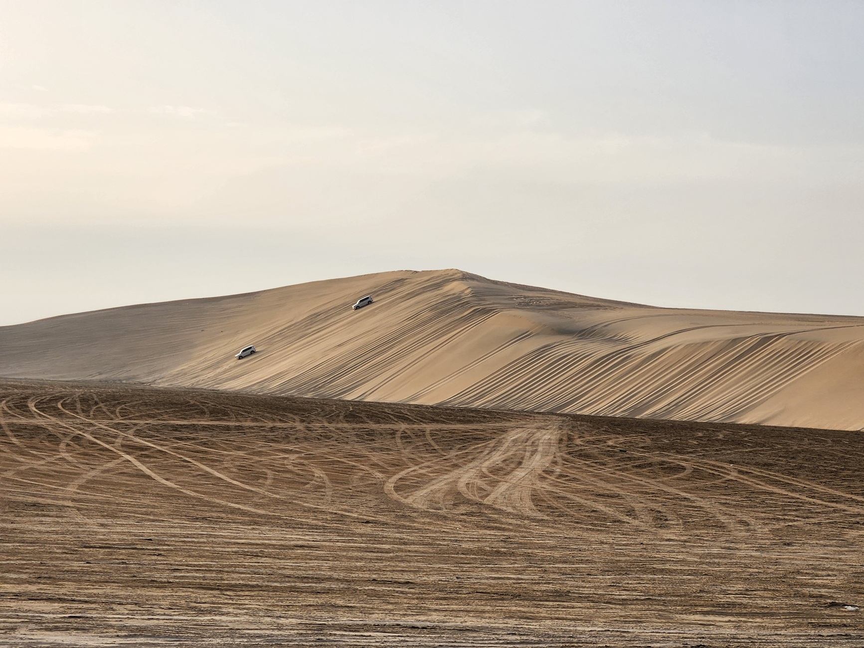 Dune bashing in Qatar