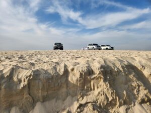 Dune bashing in Qatar