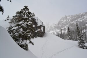 Snowshoeing in the Rocky Mountains