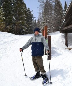 Snowshoeing in the Rocky Mountains