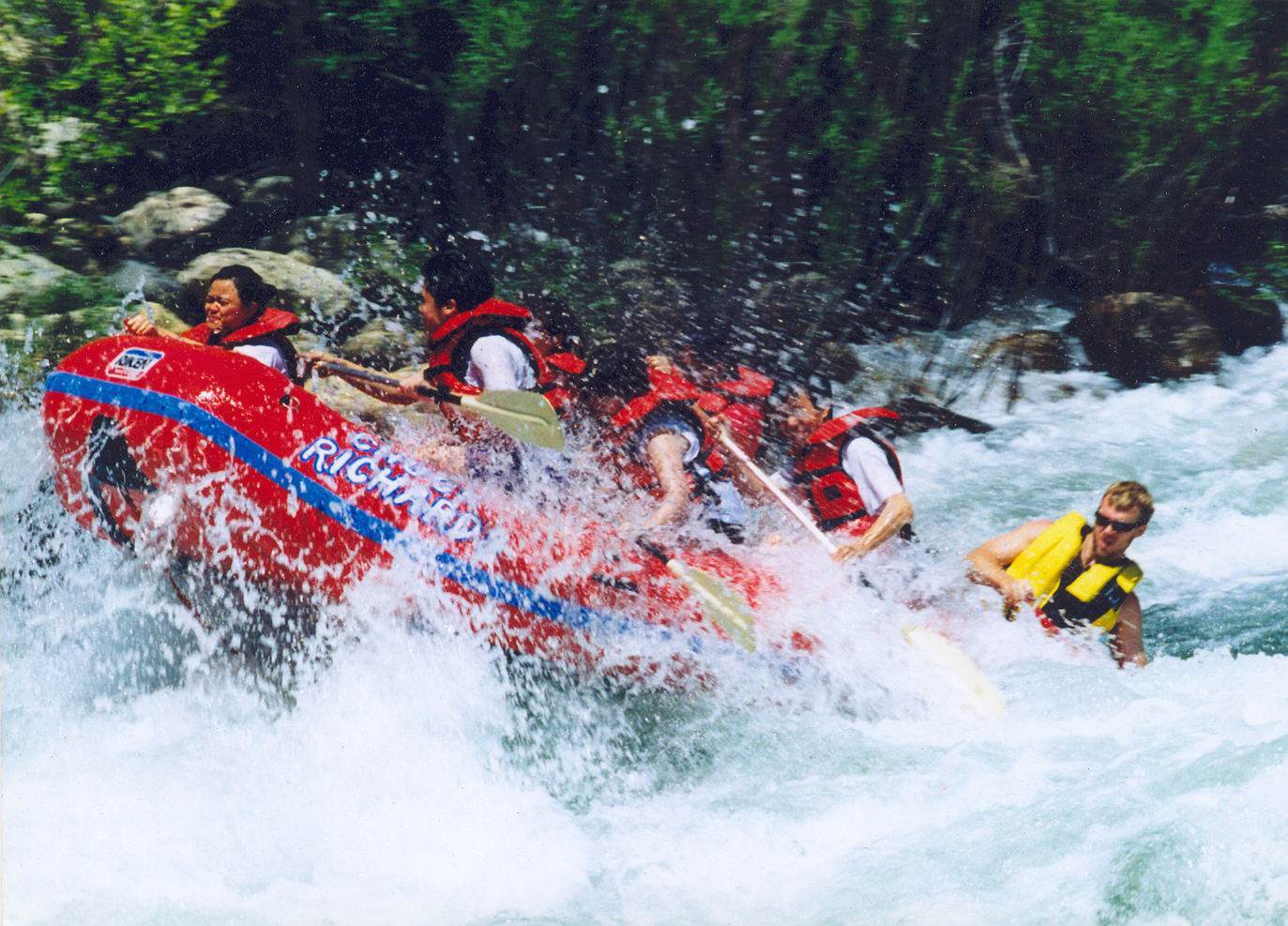 whitewater rafting in the Kern River