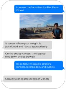 Gliding on a Segway