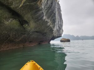 Kayaking at Ha Long Bay