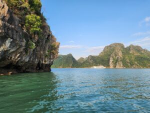 Kayaking at Ha Long Bay