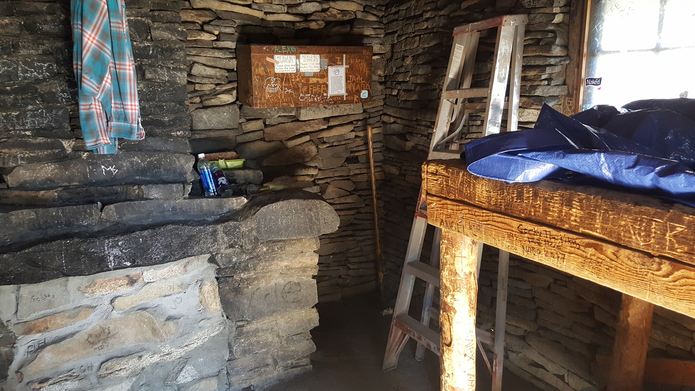 The historic San Jacinto Peak shelter is bare bones and needs tender loving care