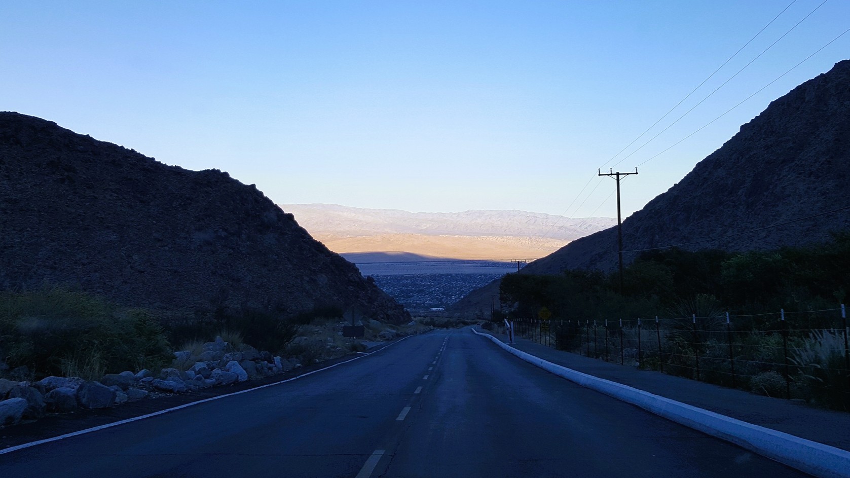 Time to return to Palm Springs before the setting sun