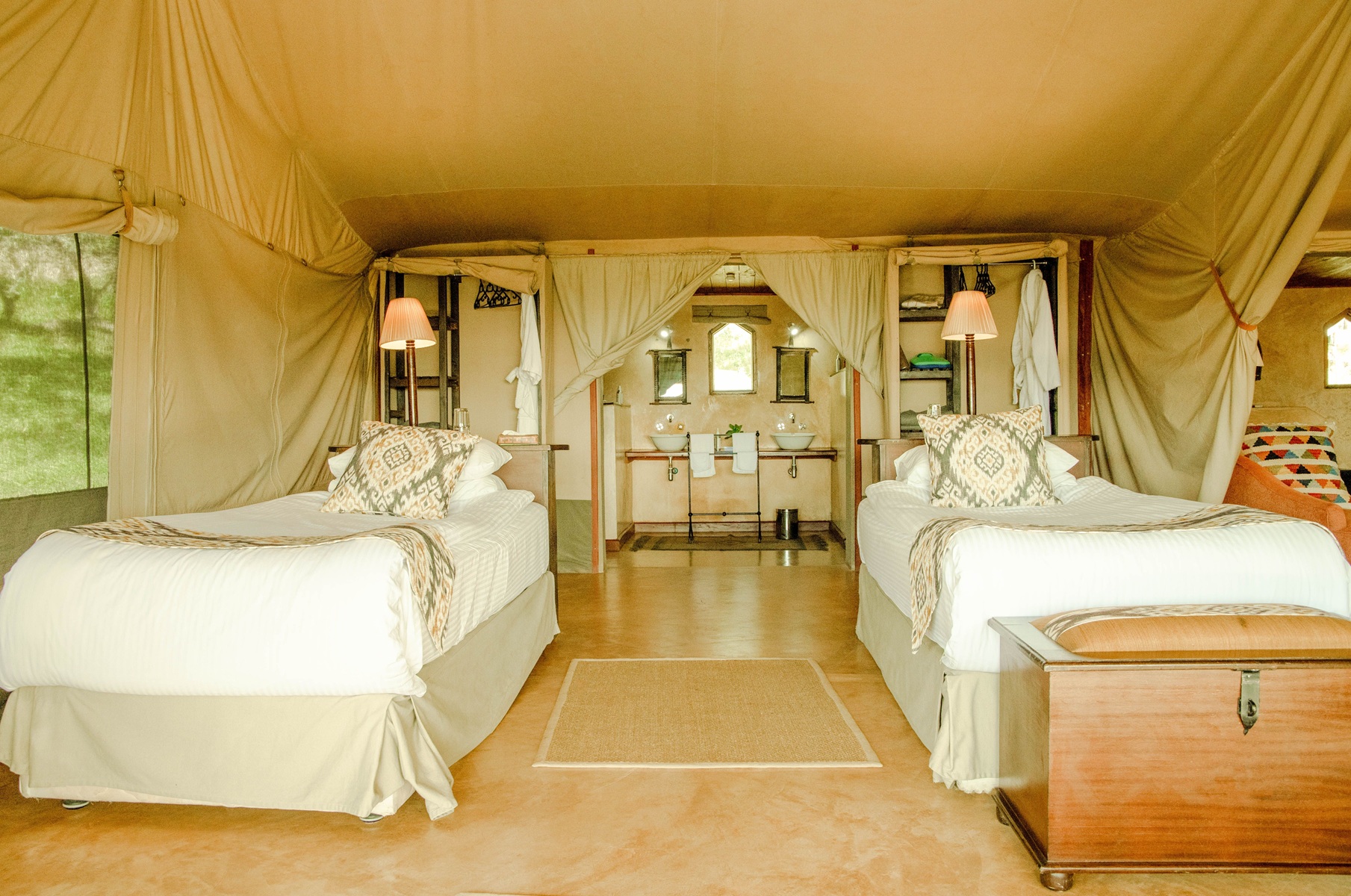 Tented camp safari in Tanzania